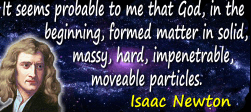 Newton on primal
                                                  particles
